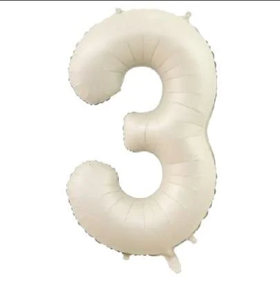 Folyo Balon Krem 3 34 İnç 76 Cm